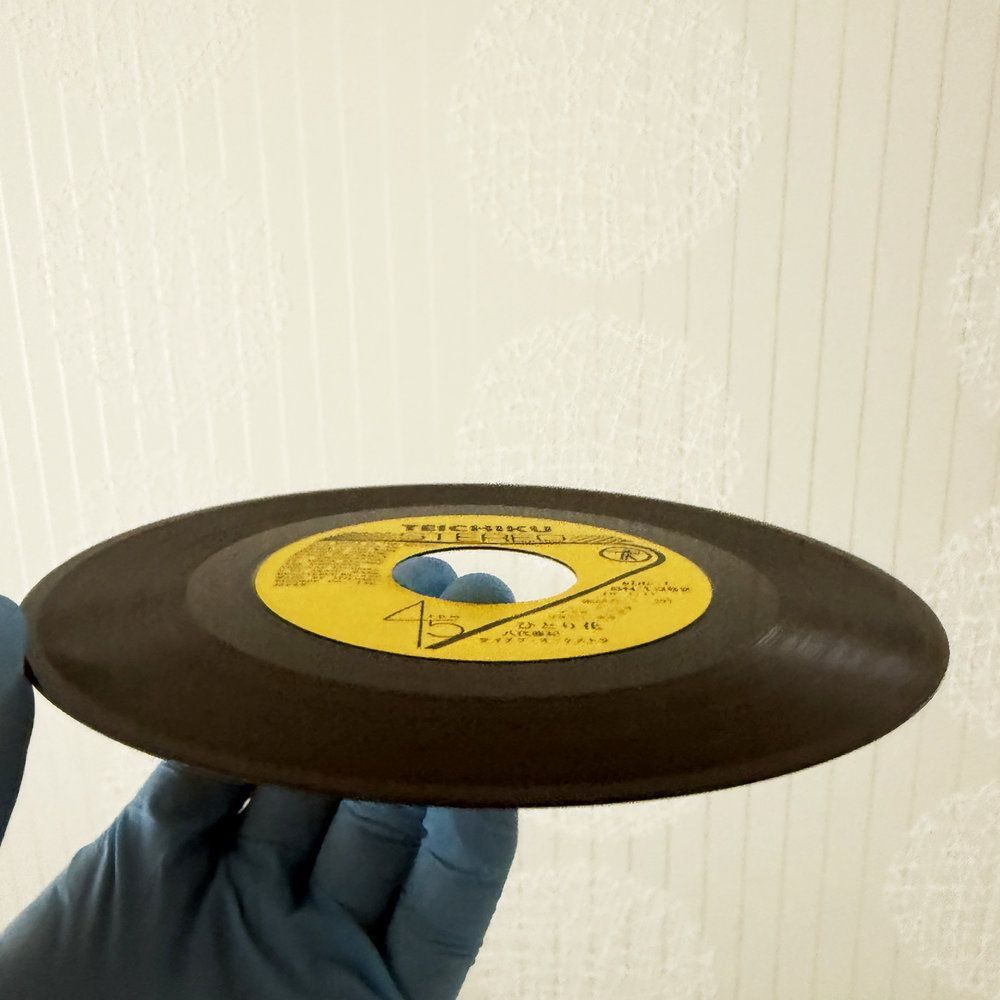 八代亜紀 恋あざみ ひとり花 昭和 当時物 EPレコード 7インチ シングル