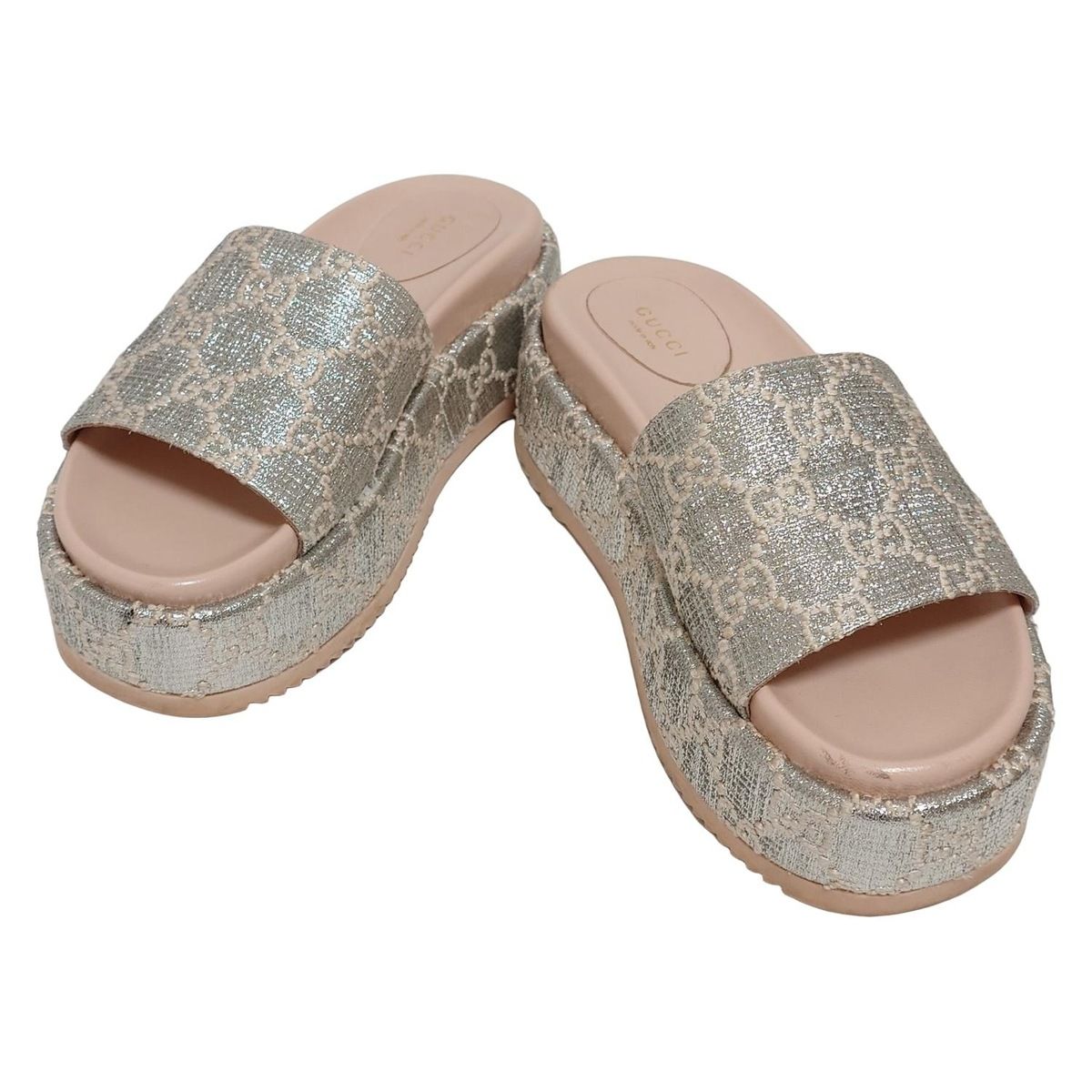 Gucci グッチ　サンダルGG柄 GUCCI(グッチ) / GG柄/サンダル/37/ブラウン/609344 | 中古品の