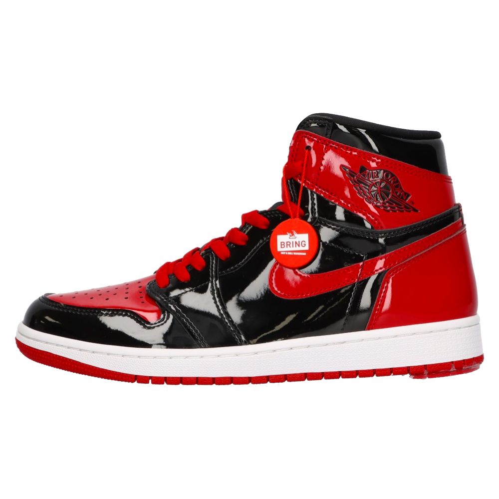 NIKE (ナイキ) AIR JORDAN 1 RETRO HIGH OG BRED PATENT エア ...