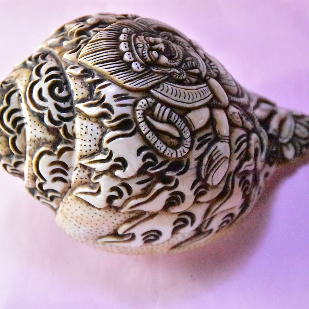 ◆チベット密教法具　法螺貝（シャンカ）ミラレパ-1 チベット密教法具 法螺貝シャンカミラレパ-1 楽天市場】チベット密教法