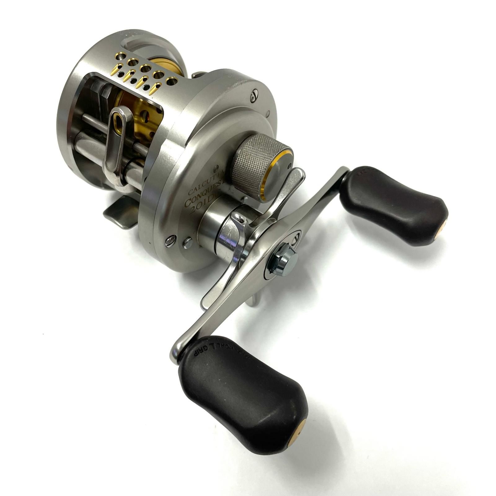 尾張小牧店 付属品なし SHIMANO | シマノ リール 03カルカッタコンクエスト 201DC ベイトリール|左ハンドル 85