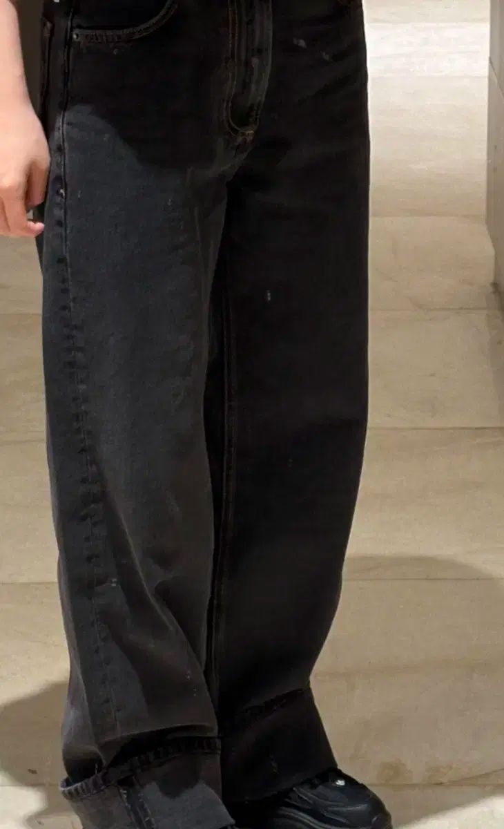 ZARA ZW バギー ミッドライズ デニム パンツ