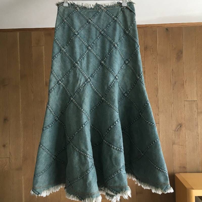 ジュンヤワタナベ JUNYA WATANABE パッチーワーク デニム スカートM AD2004