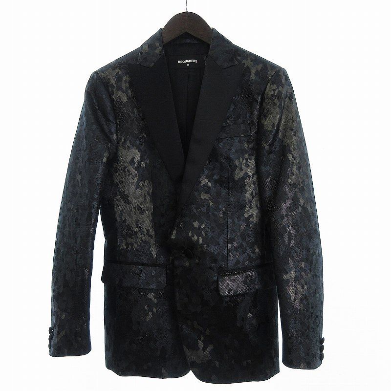 ディースクエアード DSQUARED2 美品 17AW Jacquard Polyester Blend 