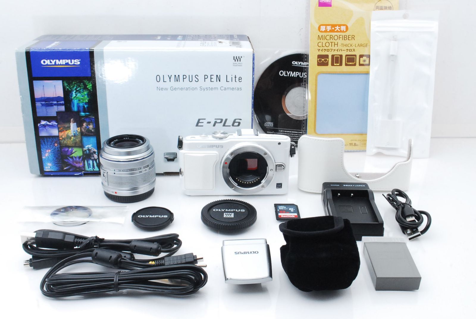 ◇極美品＆自撮り＆スマホ転送◇オリンパス E-PL6 望遠レンズセット