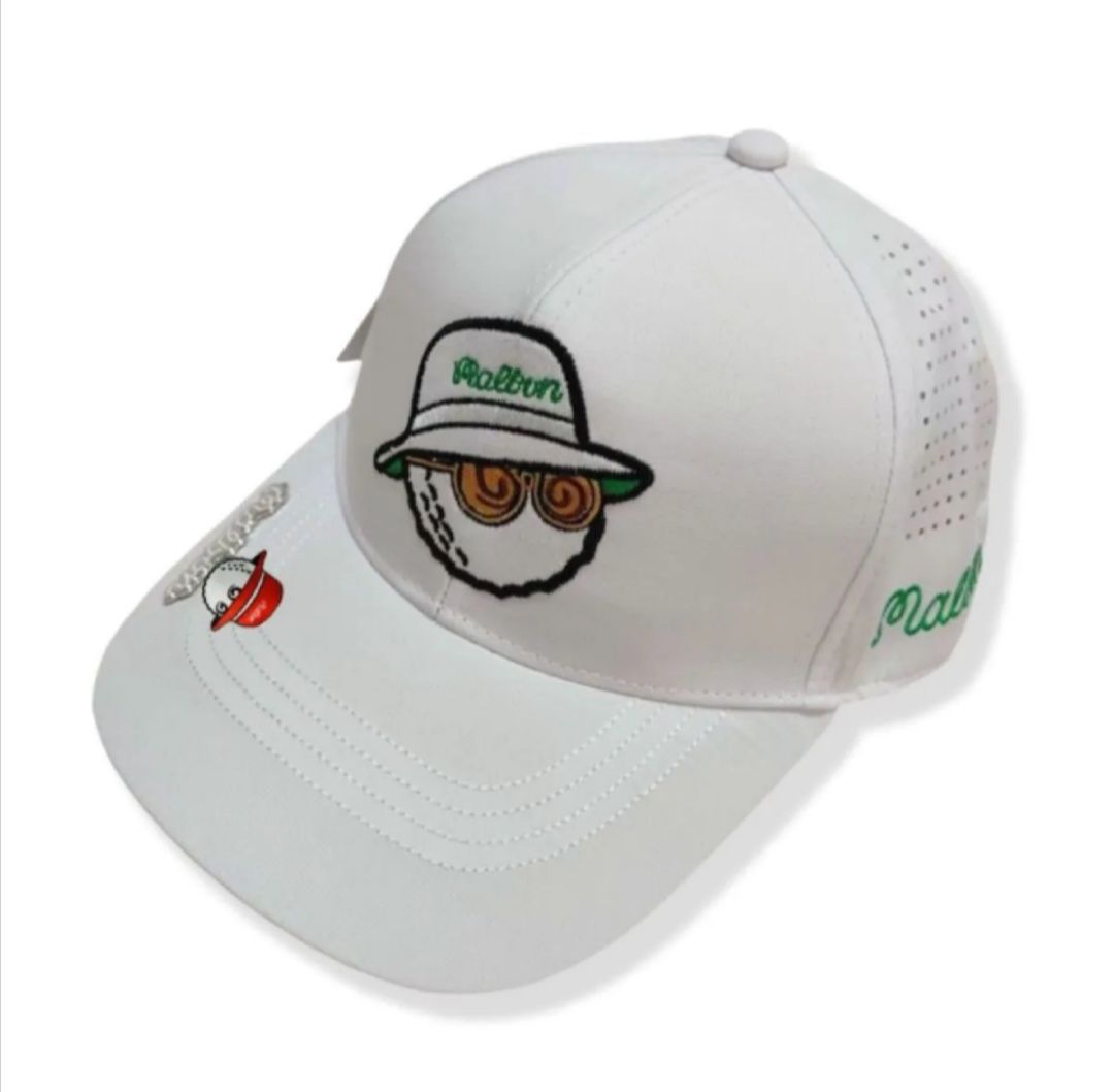 新品 マルボンゴルフ キャップ Malbon Golf 帽子 メンズ