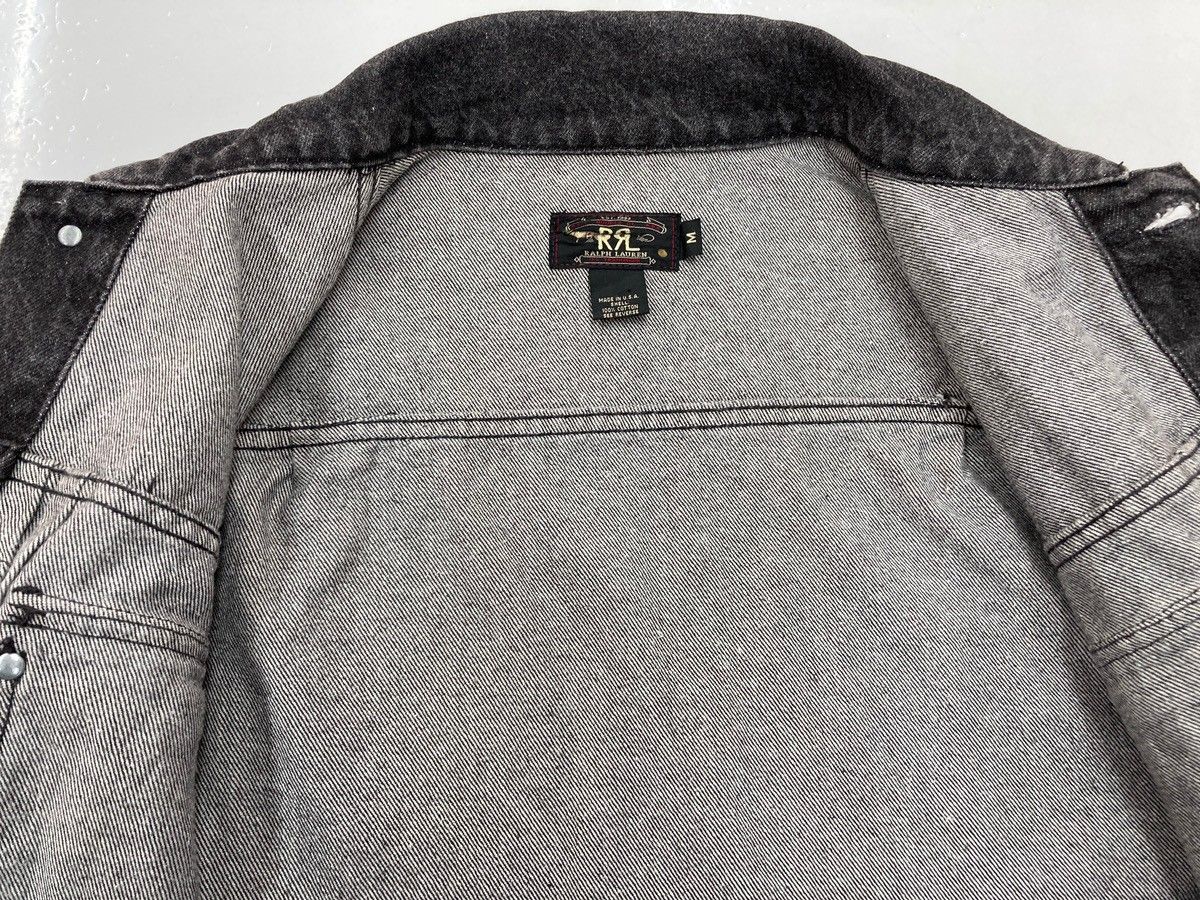 ダブルアールエル RRL 90s 90年代 三ツ星 先染め ブラックデニム