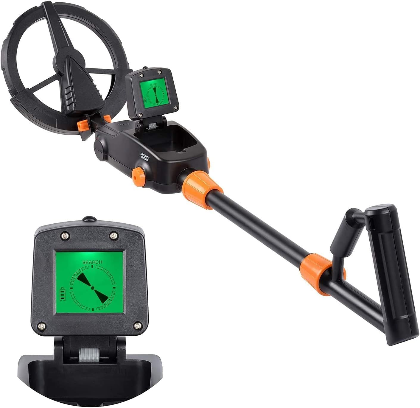 軽量 携帯便利 科学 宝探し 下地探し 宝物金属探知機 金属の検出 地下金属探知器 センサー 大型液晶搭載 高感度金属探知機