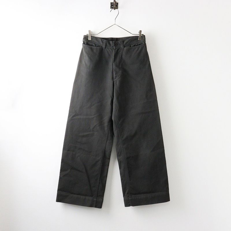 エムエイチエル マーガレットハウエル MHL. MARGARET HOWELL JAPANESE DENSE COTTON パンツ 2|カーキ ボトムス 2400014390377