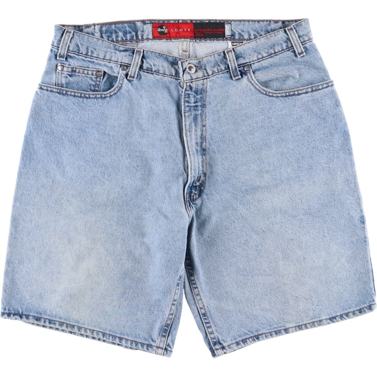古着 リーバイス Levi s SILVER TAB シルバータブ デニムショーツ ショートパンツ メンズw37相当|eaa555488