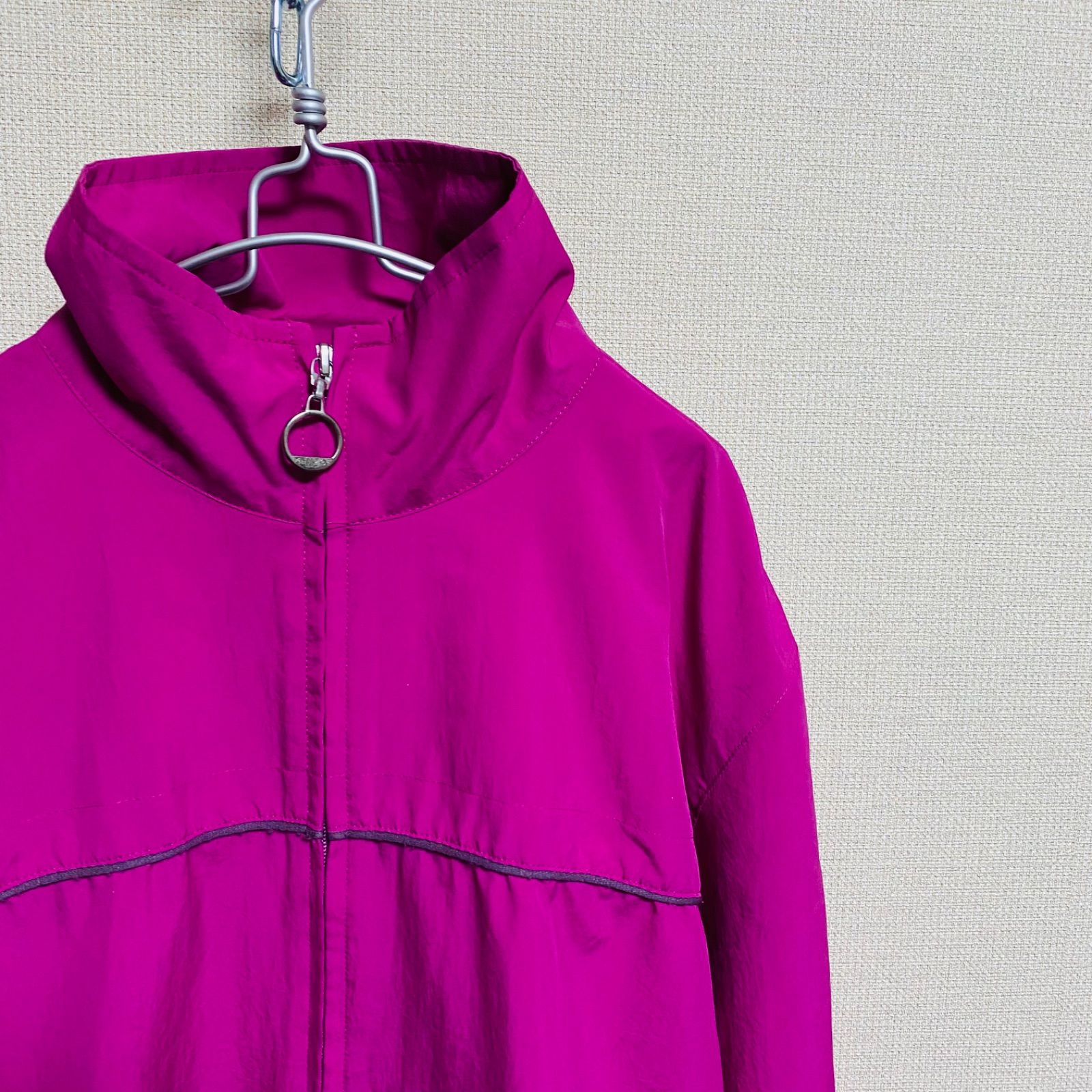 超希少】90's KENZO GOLF WIND BREAKER ナイロンジャケット パープル M