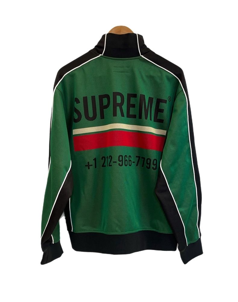 シュプリーム SUPREME 22AW World FamousTrack Jacket ワールドフェイモス トラックジャケット ジャージ 緑 ジャケット グリーン Mサイズ 101MT-5051