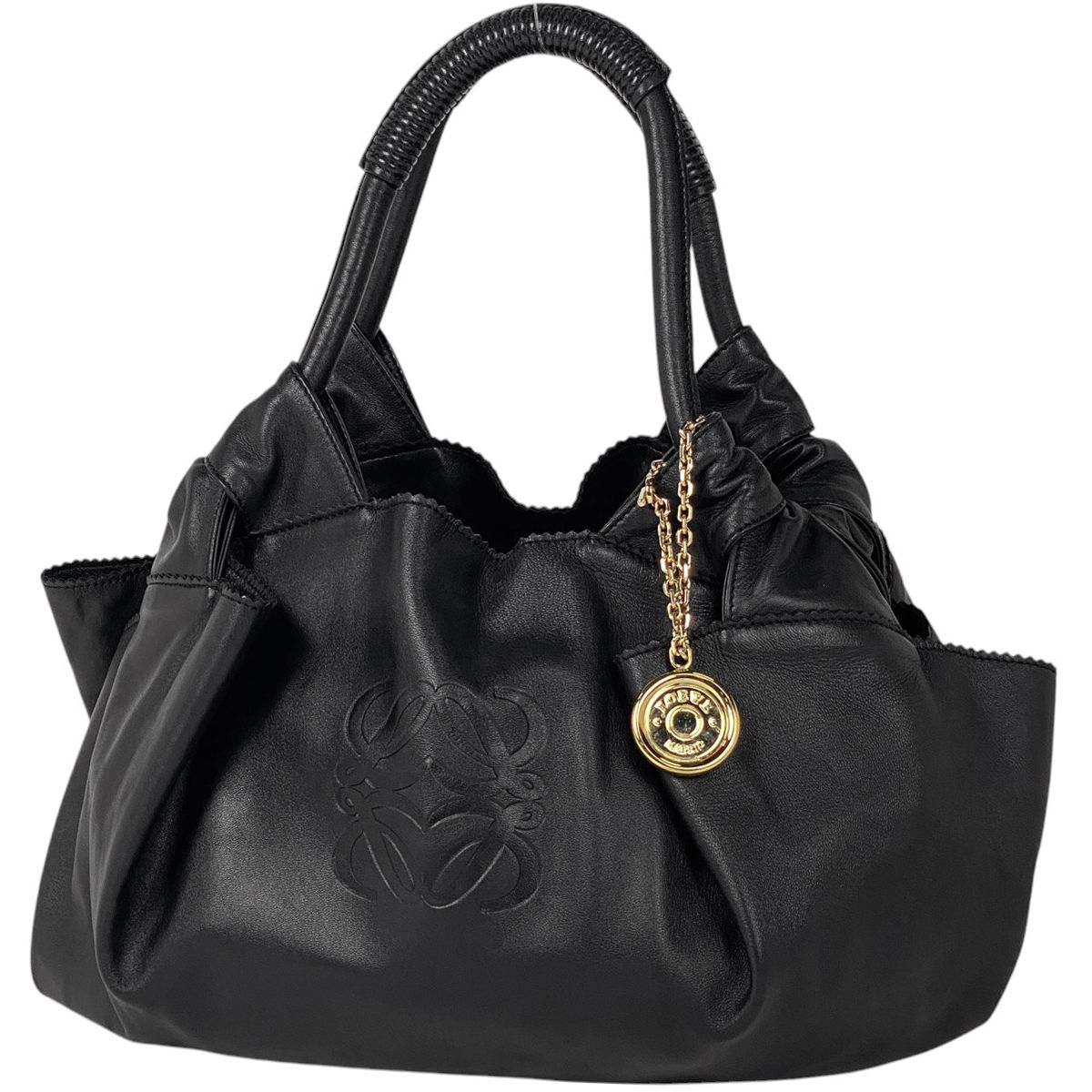 ロエベ LOEWE ナッパアイレ アナグラム ハンドバッグ レザー