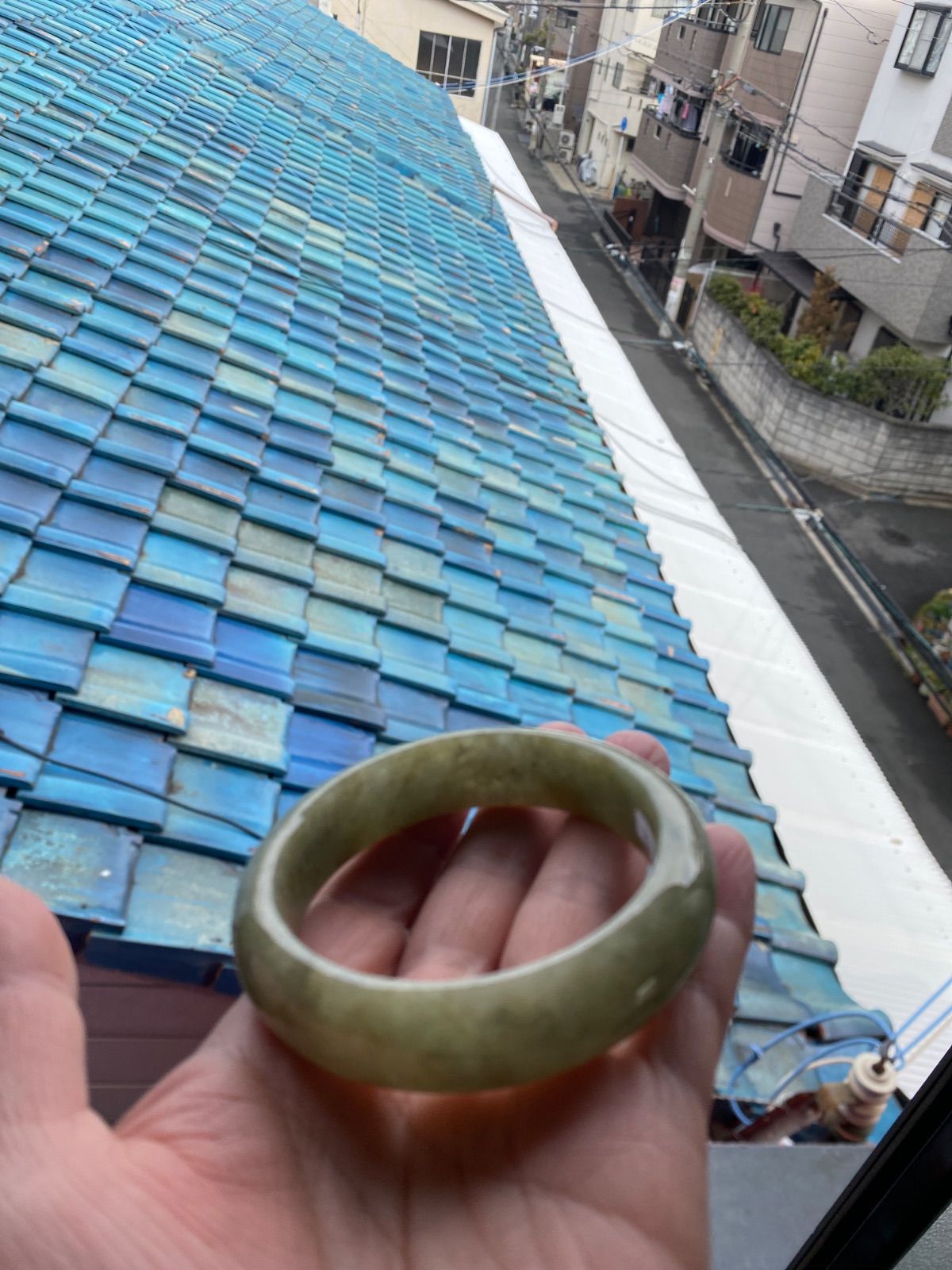 天然 A貨 ミャンマー翡翠無処理無着色 ヒスイ 本ヒスイ バングル 天然 A貨 ミャンマー翡翠無処理無着色 ヒスイ 本ヒスイ バングル