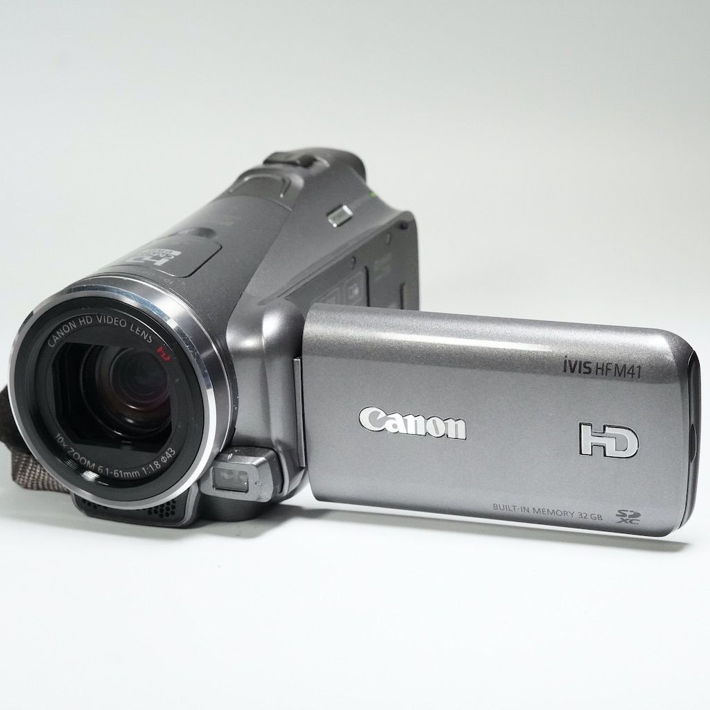 最新・限定 Canon キャノン IVIS HFM41 HD ビデオカメラ - カメラ