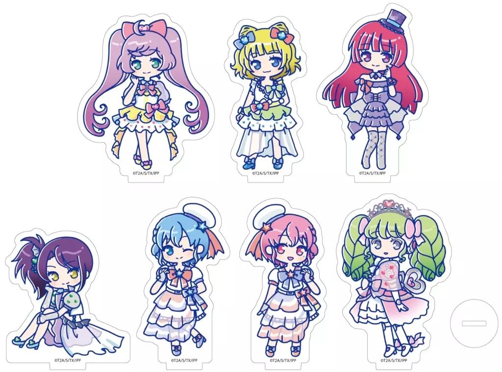 中古】アクリルスタンド・アクリルパネル 全7種セット 「プリパラ