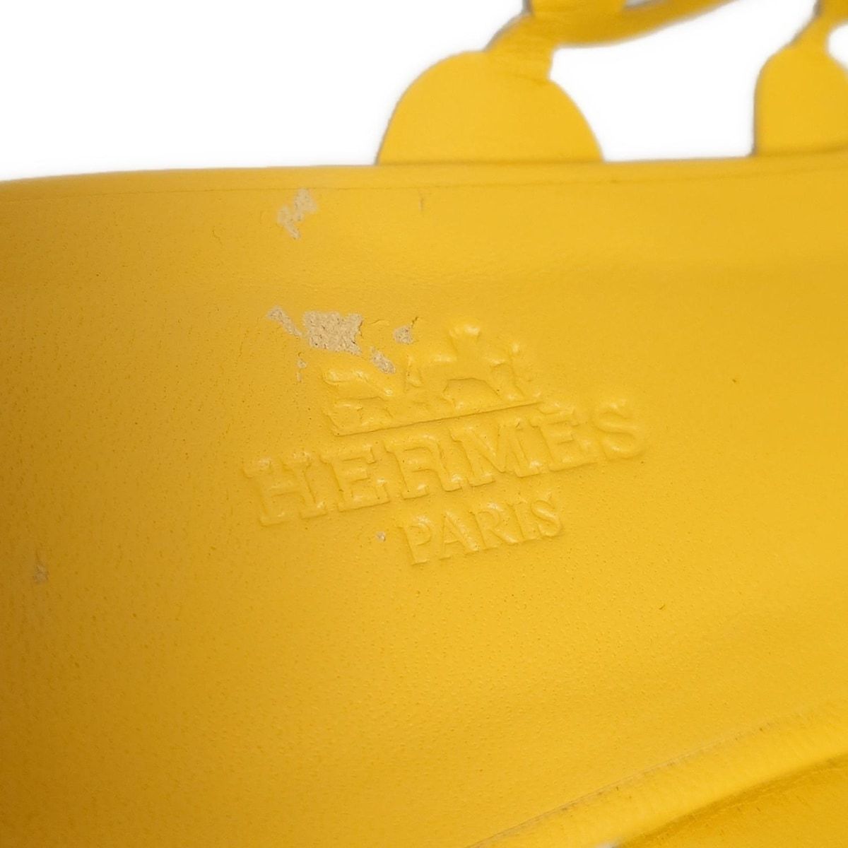 HERMES(エルメス) ミュール 37 レディース タラサ イエロー