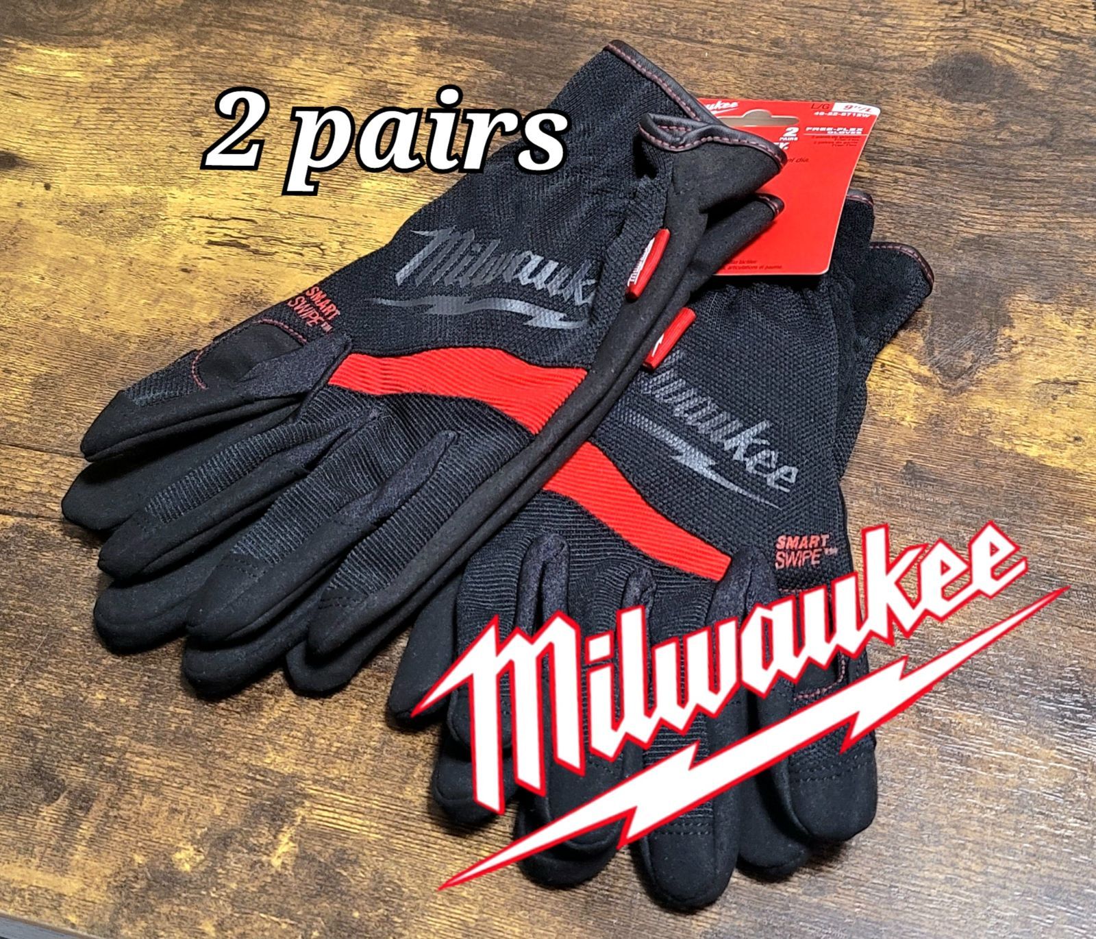 Milwaukee　ミルウォーキー　2セット　Lサイズ　glove　グローブ　手袋