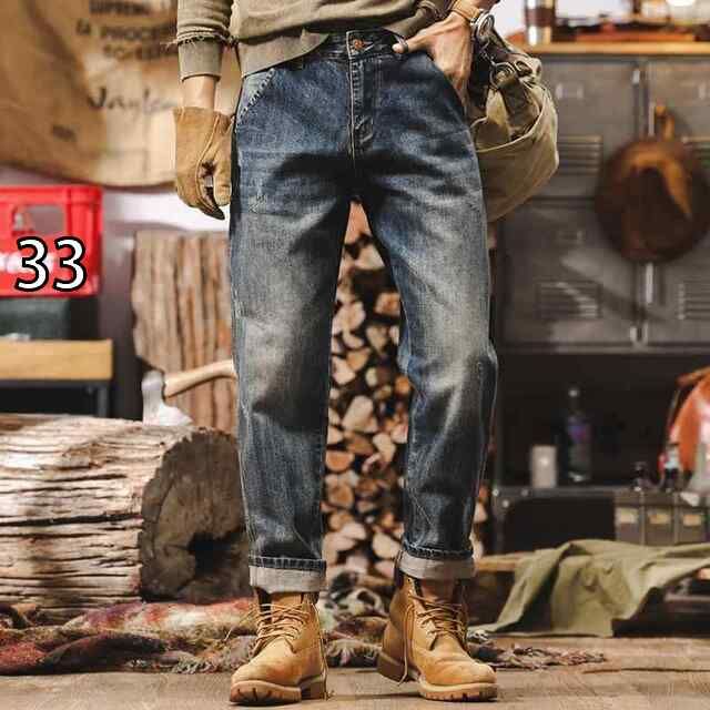 LINQIEN(リンキエン) メンズズボン 秋と冬のための三次元パッチ