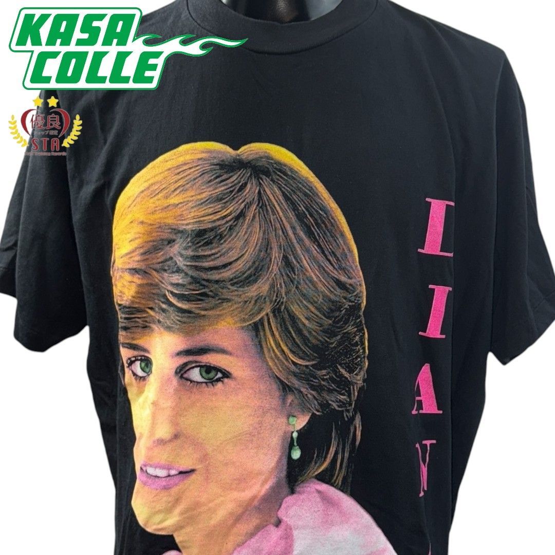 美品 90s vintage Princess Diana ダイアナ妃 tシャツ 美品 90s vintage Princess Diana ダイアナ妃 tシャツ