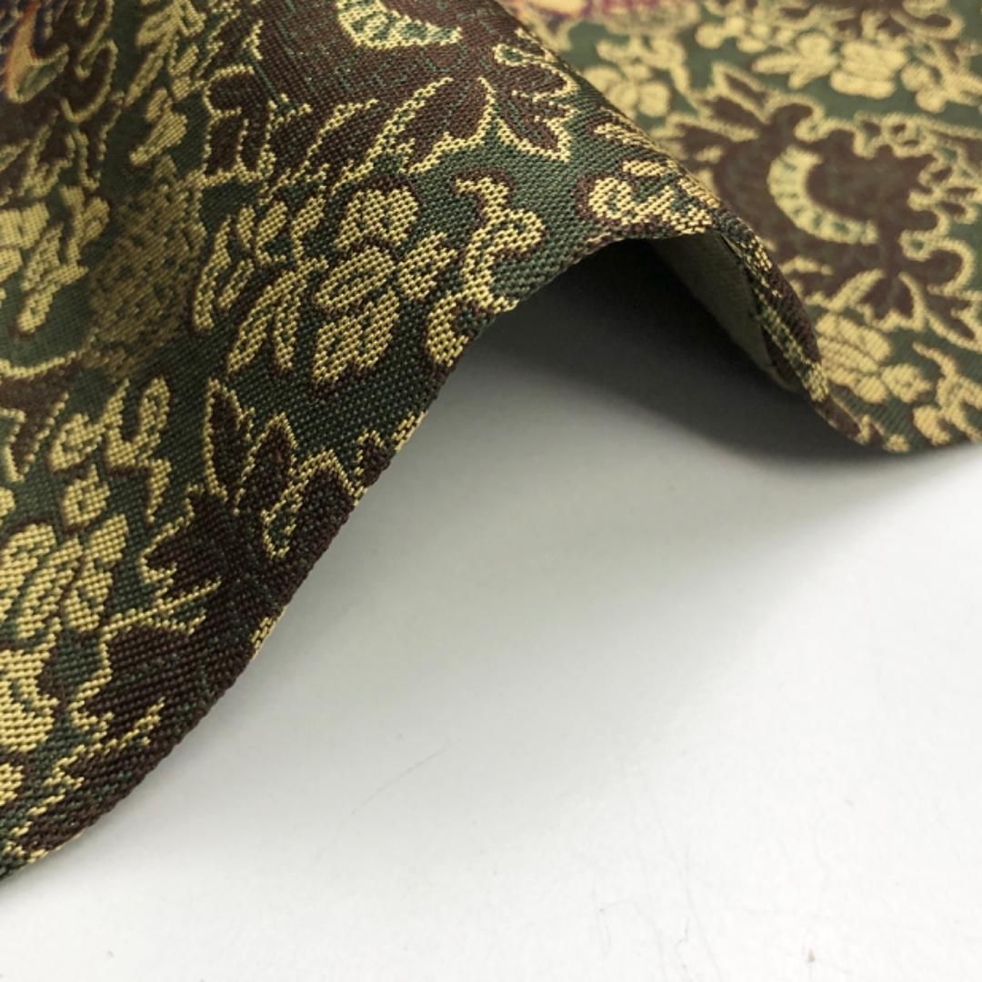 斜め格子に華柄模様 縦柄