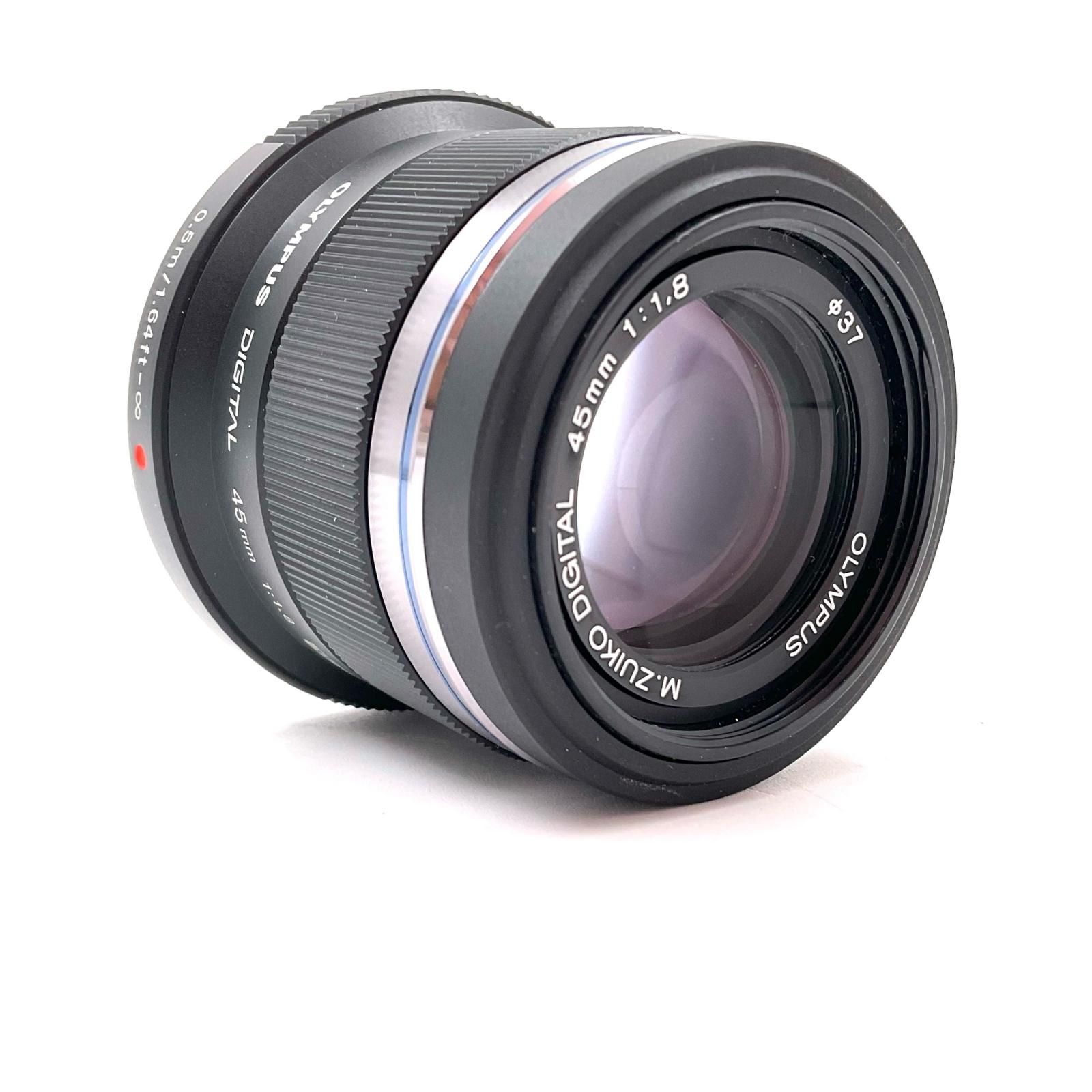 全額返金保証 最速発送 OLYMPUS M.ZUIKO DIGITAL 45mm F1.8 ブラック 動作 済