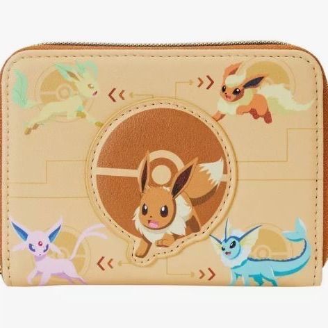 限定＊Loungefly Pokemon Eevee Eeveelutions 二つ折り財布