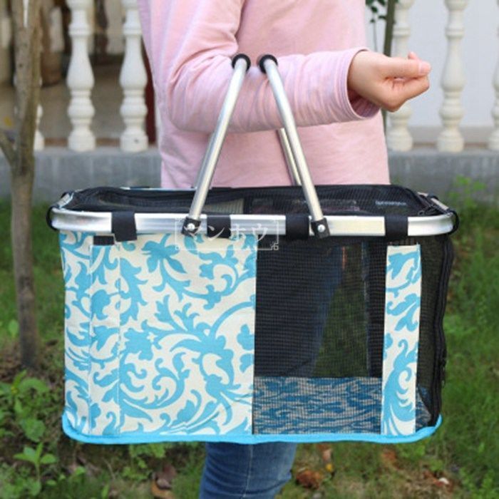 ペットキャリーバッグ 犬 猫 折りたたみ式 手提げ おしゃれ ペット用 ペットキャリー リュックストリート アウトドア お出かけ 通気性良いaiwen01