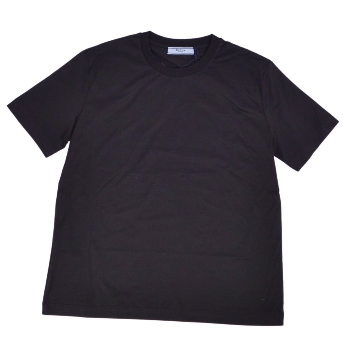 極美品 プラダ PRADA カットソー Tシャツ ショートスリーブ 半袖 無地 