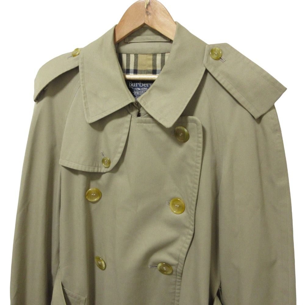 BURBERRY バーバリー 裏地ノバチェック トレンチコート ベージュ メンズ 古着 WWW_KANDAIZUMI_COM