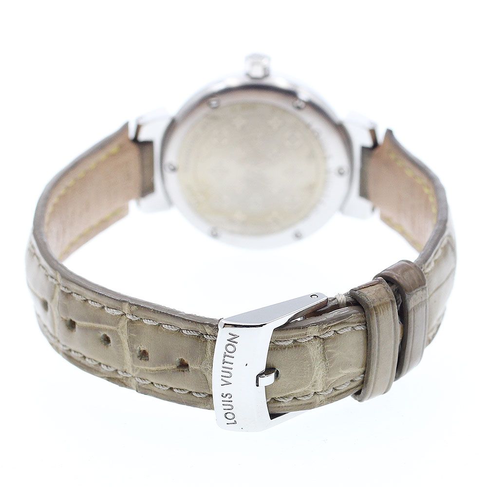 ルイ・ヴィトン LOUIS VUITTON Q1211 タンブール デイト クォーツ  