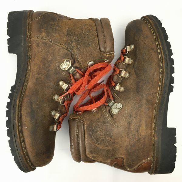 80年代以前?Vintage 　MEINDL/マインドル　登山　トレッキングブーツ　size39　24.5前後〈ブラウン/茶/BROWN〉ビンテージboots/メンズ/Boots/Shoes〕菅No.WZG140 80年代以前?Vintage MEINDL/マインドル 登山 トレッキングブーツ