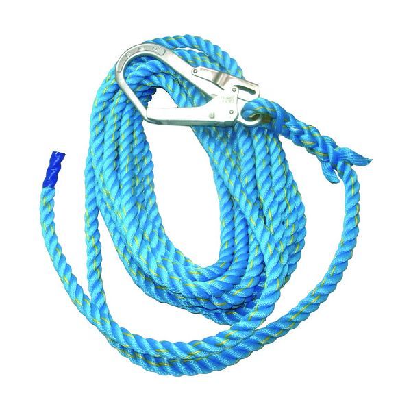 7営業日以内発送 まつうら NEW-TETORON-1610BLUE 青色ニューテトロン親綱 垂直用 16mmΦ×10m 片側フック付 NEWTETORON1610BLUE 沖縄離島販売不可