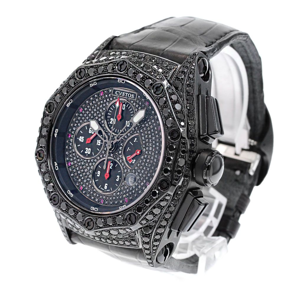 クストス CVSTOS CVR50-CHR-BDCBD チャレンジ クロノグラフ ブラック 
