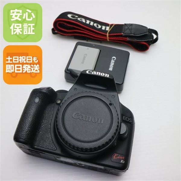 良品 EOS Kiss X3 ブラック ボディ 即日発送 デジ1 Canon デジタル