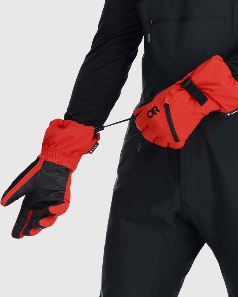  アウトドアリサーチ OUTDOOR アウトドア メンズ レボリューション2 ゴアテックスグローブ Men s Revolution II GORE TEX Gloves グローブ 登山 トレッキング 手袋 てぶくろ 004 CRANBERRY 手袋 アウトドアウェア小物
