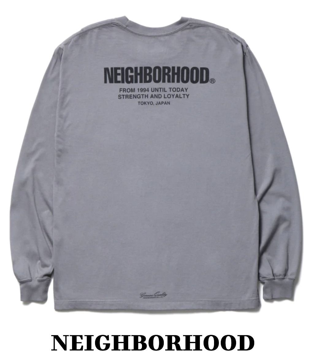 NEIGHBORHOOD（ネイバーフッド）バックロゴ 長袖シャツ ロング