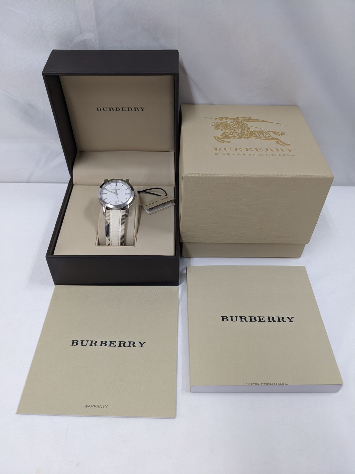 ⭐動作OK❗BURBERRY バーバリー BU1379 腕時計 シルバー⭐ - メルカリ