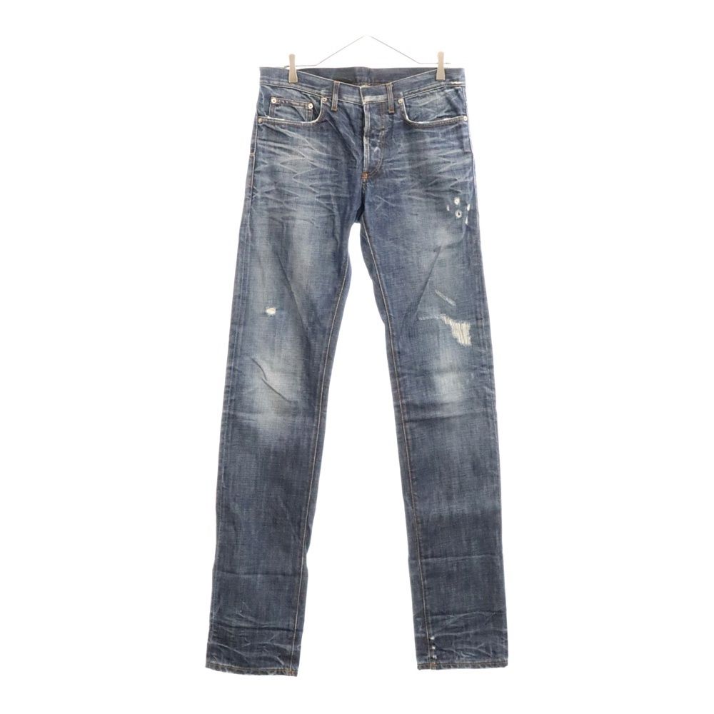 Dior HOMME (ディオールオム) 10AW USED加工 ダメージ デニムパンツ インディゴ 0H31J0521591