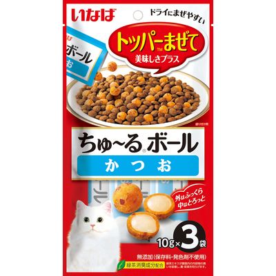 同梱不可 48個セット ちゅ～るボールかつお10g×3袋