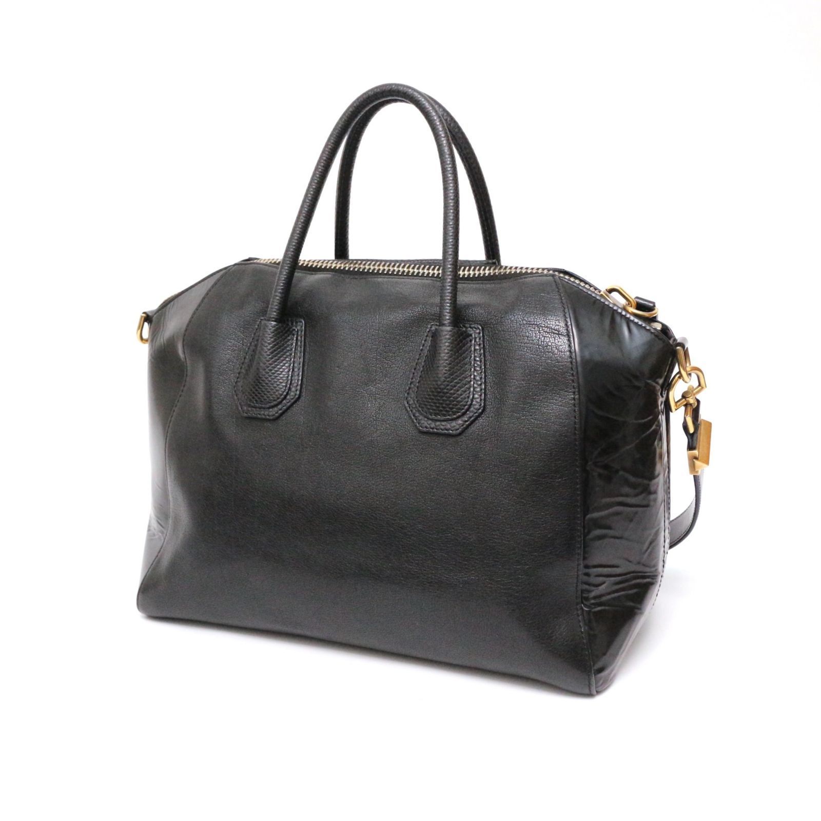 2way GIVENCHY アンティゴナ ハンドバッグ ショルダー ブラック 黒 