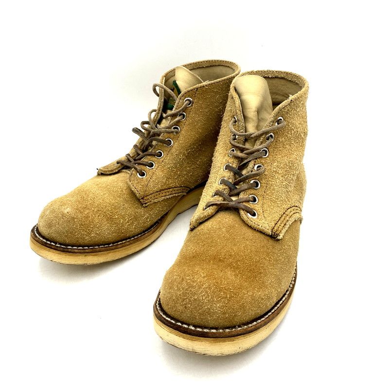 レッドウィング 半円犬タグ 90s 7E スエード 8167 中古品】RED WING レッドウィング 8167 半円犬タグ 廃版モデル