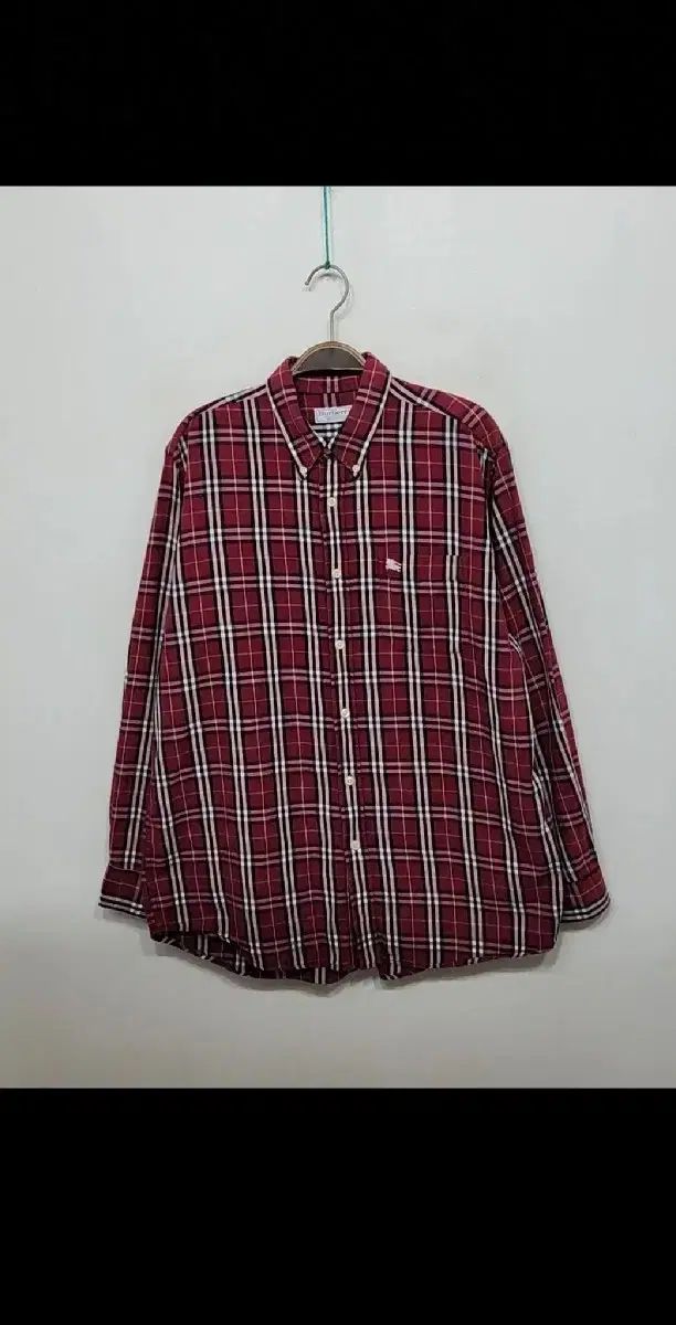 （ XL ） BURBERRY(バーバリー ) シャツ チェック柄 ポケット ロゴ シャツ 英国版 カジュアル