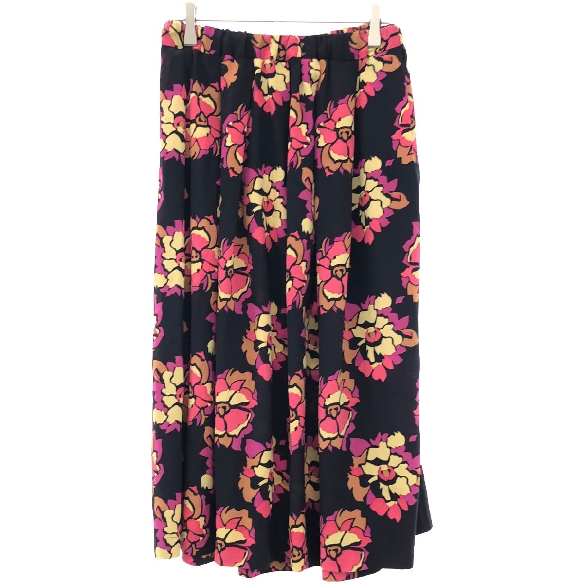 COMME des GARCONS シルクスカート 他 コムデギャルソンCOMME des GARCONS コットン切替シルクデザイン