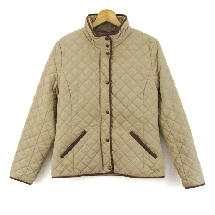 ローレンラルフローレン キルティングジャケット 中綿ジャケット アウター レディース PSサイズ ベージュ LAUREN RALPH LAUREN