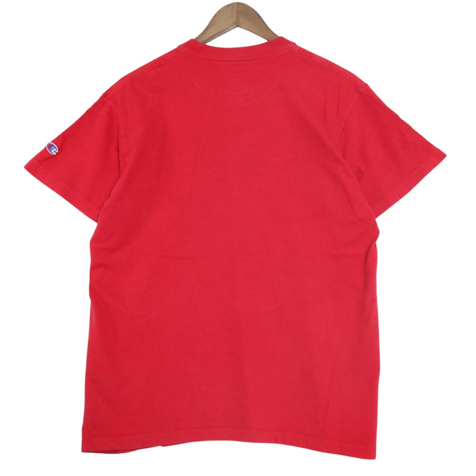 Champion チャンピオン × Supreme シュプリーム 半袖Tシャツ レッド 