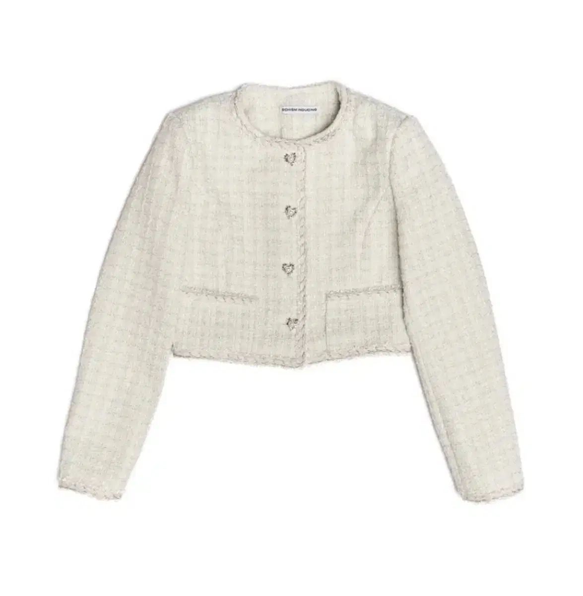 スキーイズムインデューシング ツイードジャケット IVORY