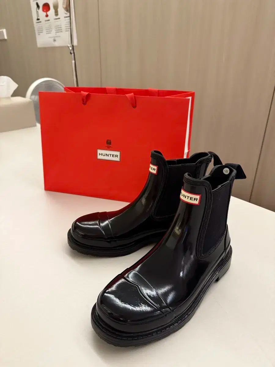 極美品✨HUNTER レインブーツ 黒 ロング ラバー レディース UK6 極美品✨HUNTER レインブーツ 黒 ロング ラバー レディース UK6