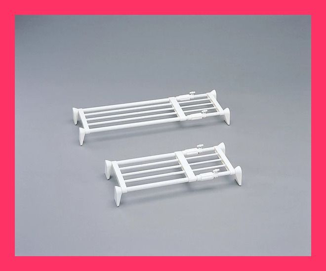 【アイリスオーヤマ　ホーム用品　伸縮棒・棚】　超強力伸縮棚 H-J-55　ホワイ