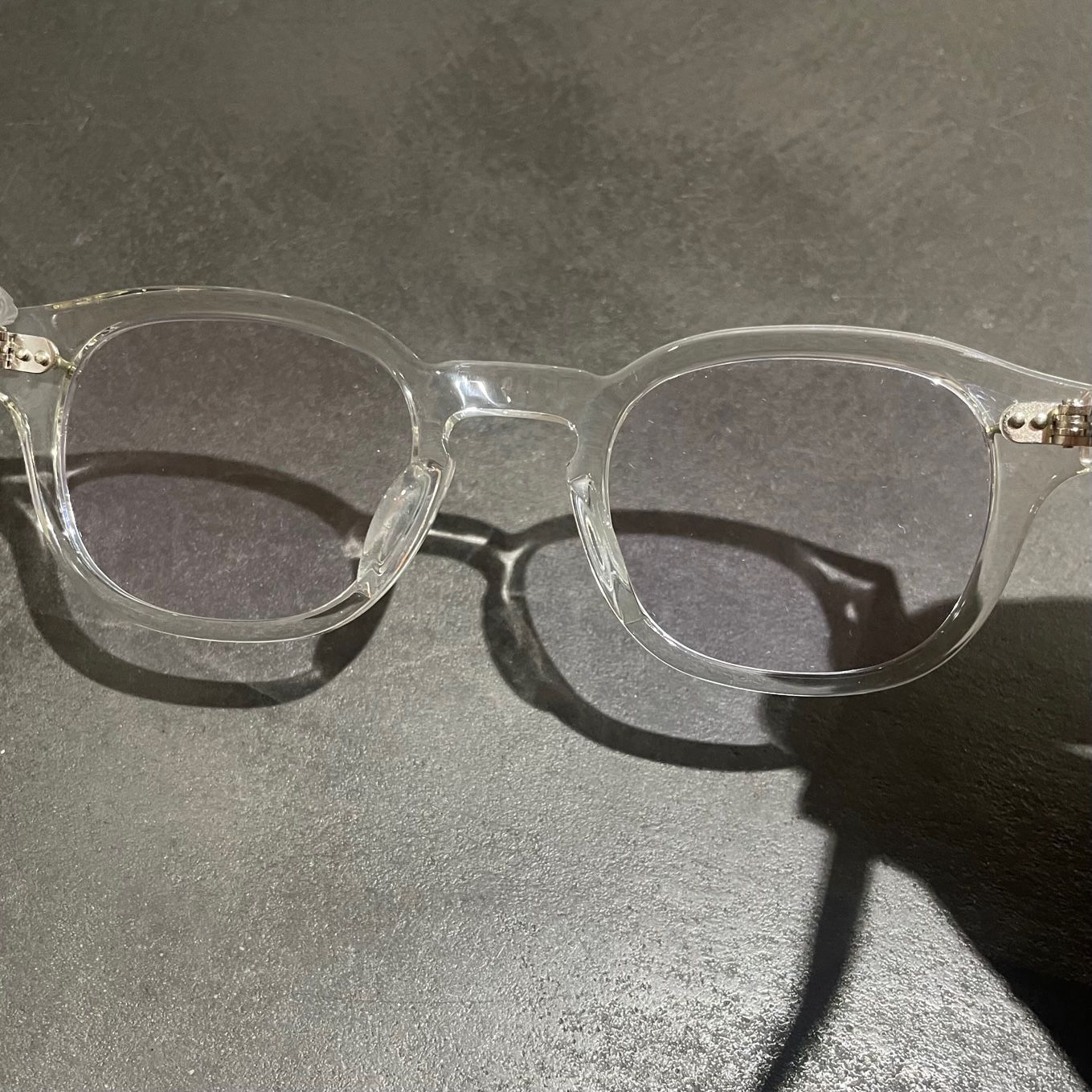 NOCHINO OPTICAL サングラス クリアフレーム NOCHINO #10. CLEAR × GREY GREEN TO D.GREY(調光レンズ